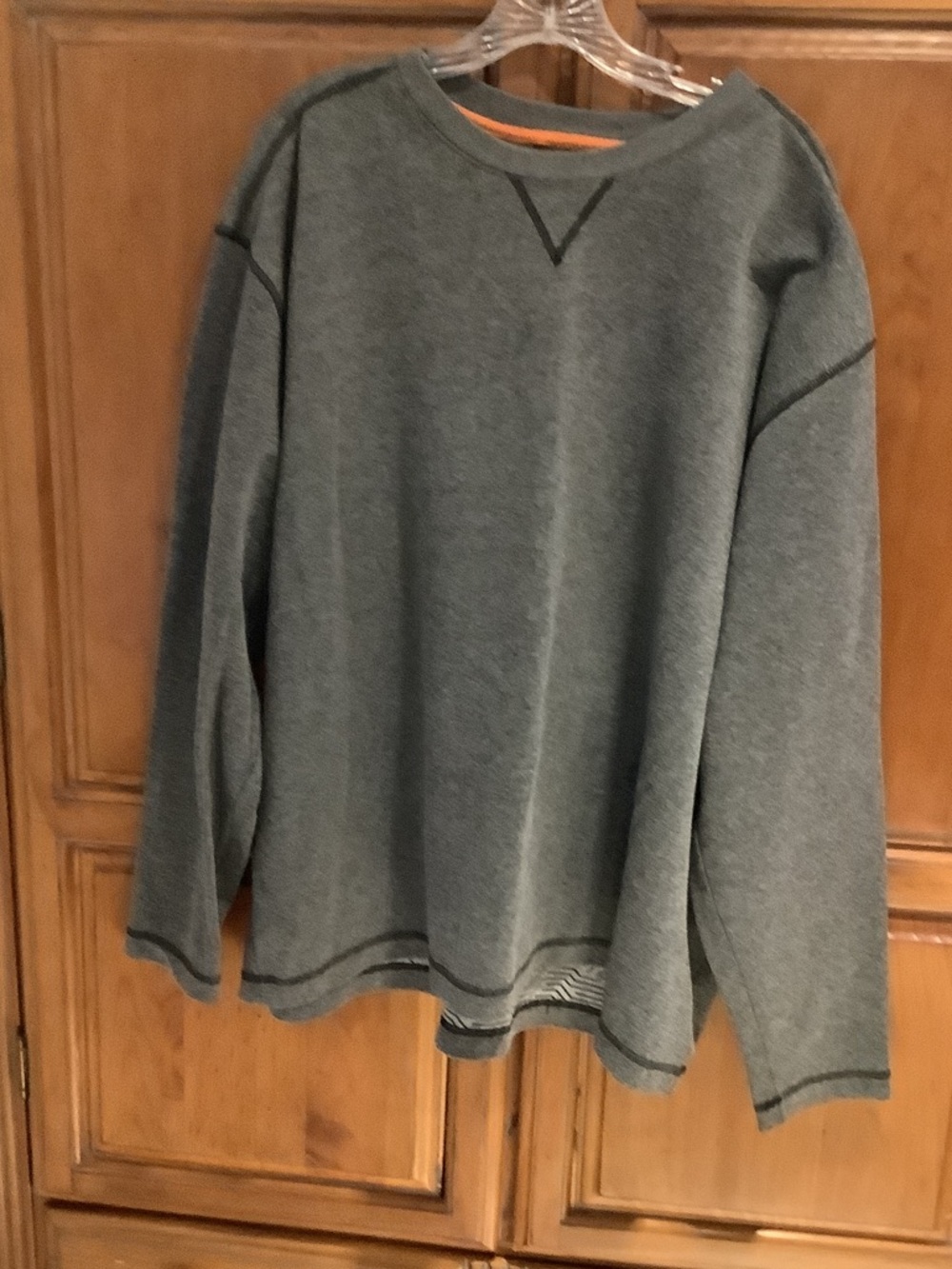 Men's Crewneck Heather Gray Sweatershirt size 3x